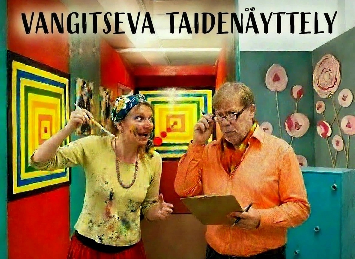 Pakopeli Vangitseva taidenäyttely